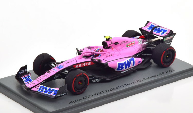 ミニチャンプス 1/43 アルピーヌA521 エステバン・オコン バーレーンGP ミニチャンプス 1/43 BWT アルピーヌ F1 チーム A522 2022年