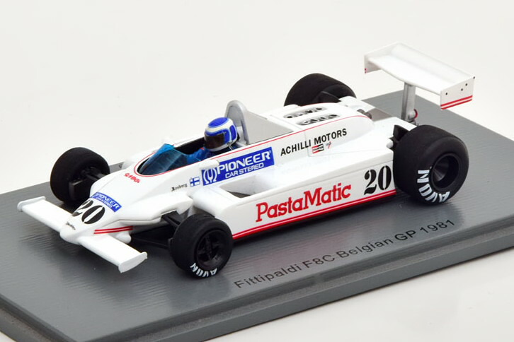 スパーク 1/43 フィッティパルディF8 K.ロズベルグ 1980イタリアGP スパーク 1/43 フィッティパルディF8 K.ロズベルグ 1980イタリア