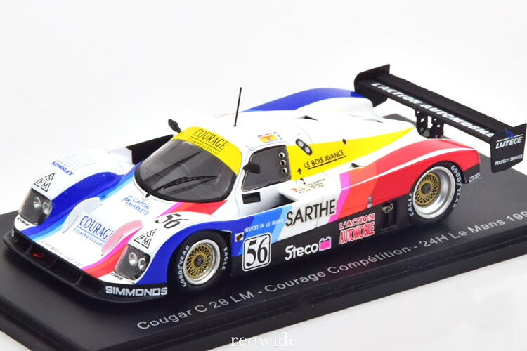 Modèle réduit Cougar C01 B No.13 Le Mans 24h 1983 Y. Courage - A. De Modèle réduit Cougar C01 B No.13 Le Mans 24h 1983 Y. Courage - A. De