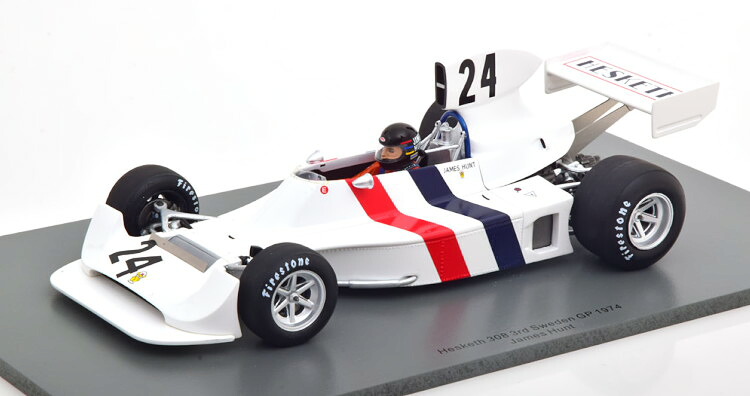 スパーク 1/18 ヘスケス 308 スウェーデンGP 1974 ハントSpark 1:18 Hesketh 308 GP Sweden 1974 Hunt|Reowide モデルカー カタログ SHOP