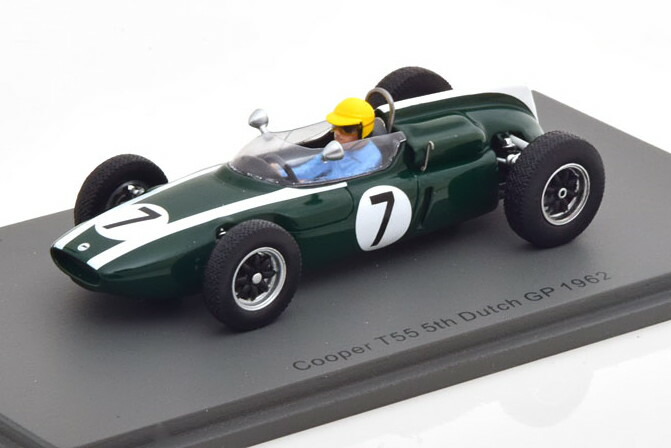 SPARK S8071 COOPER T55 N°7 5ème GP Pays Bas 1962 Tony Maggs 1