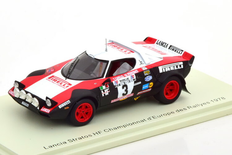 特価 RACING43 (1/43) ランチア Storatos 楽天市場】スパーク 1/43 ランチア ストラトス HF 優勝 ジロ・デ
