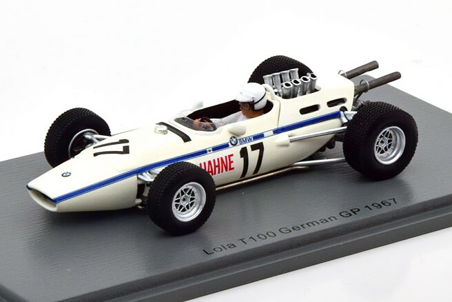 スパーク 1/43 ローラ T100 #17 ヒューバート タップ 1967 ドイツGP ヒューベルト・ハーネSpark 1:43 LOLA T100 N.17 HUBERT TAP 1967 GERMAN GP H. Hahne｜Reowide モデルカー カタログ SHOP