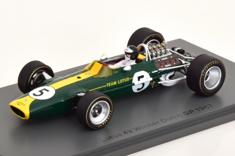 ぴかぴか光る 1/43 芙蓉 49 勝ちえる オランダ王国グランプリ 1967 書記官Spark 1:43 Lotus 49 Winner GP Netherland 1967 Clark