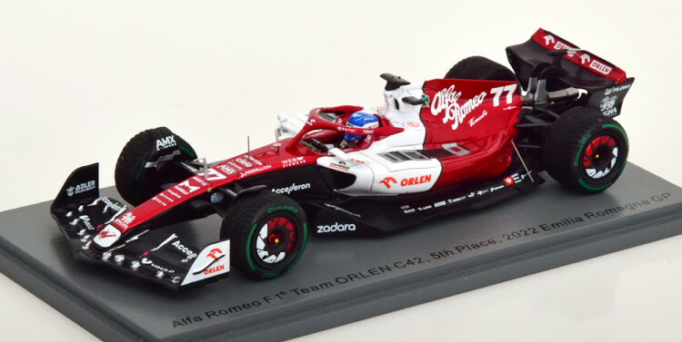 スパーク1/43 アルファロメオ C41 アブダビGP 2021 K.ライコネン F1 Alfa Romeo C41, Raikkonen, Abu Dhabi GP 2021, Spark, 1:43