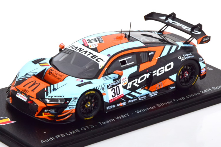 楽天市場】スパーク 1/43 アウディ R8 LMS 優勝 R8 LMSカップ