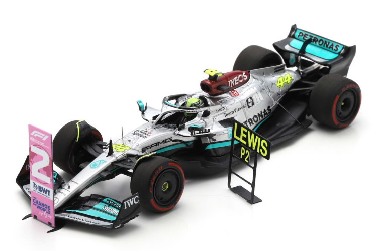 スパーク 1/43 メルセデス ベンツ AMG ペトロナス #44 2nd ブラジル GP フォーミュラ 1 2022 L. Hamilton Spark 1:43 Mercedes AMG Petronas #44 2nd Brazil GP Formula 1 2022 L. Hamilton