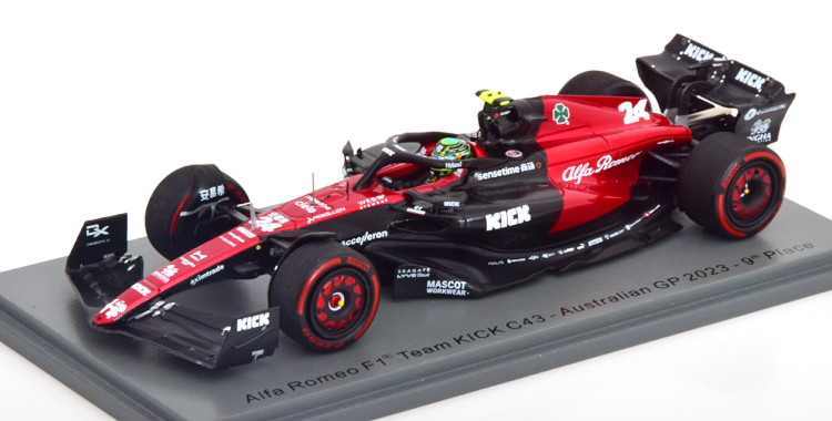 スパーク 1/43 アルファロメオ C43 ボッタス　2023ラスベガスGP Amazon | スパーク 1/43 スクーデリア アルファタウリ AT04 2023