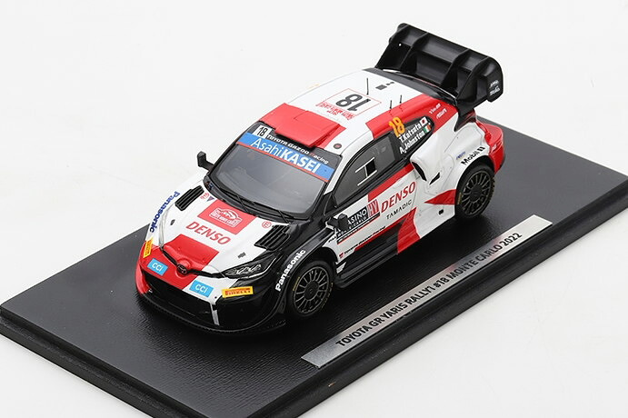 スパーク 1/43 トヨタ GR ヤリス ラリー1 ハイブリッド WRC 2022 ラリーモンテカルロ #18Spark 1:43 Toyota GR YARIS Rally1 HYBRID WRC 2022 #18|Reowide モデルカー カタログ SHOP