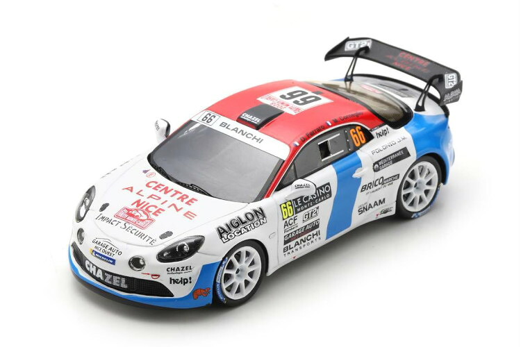 スパーク 1/43 アルピーヌ A110 ラリー #66 2nd RGT Class ラリー モンテカルロ 2023 Ferraro, Corneglio Spark 1:43 Alpine A110 Rally #66 2nd RGT Class Rallye Monte Carlo 2023 Ferraro, Corneglio