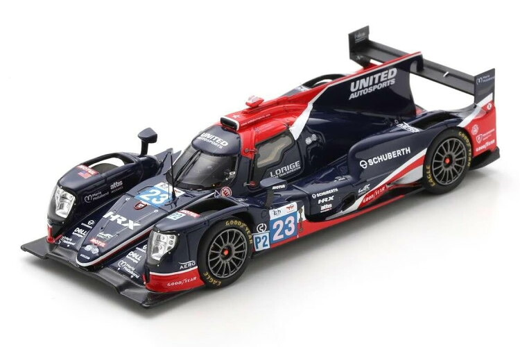 スパーク 1/64 オレカ 07 - ギブソン #23 10th LMP2 ル・マン24時間 2022 United USASPARK 1:64 Oreca 07 - Gibson No.23 10th LMP2 24h Le Mans 2022 United USA｜Reowide モデルカー カタログ SHOP