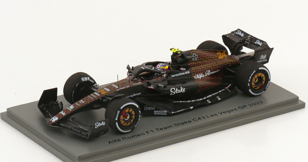 スパーク 1/43 アルファロメオ C43 ボッタス　2023ラスベガスGP Amazon | スパーク 1/43 スクーデリア アルファタウリ AT04 2023