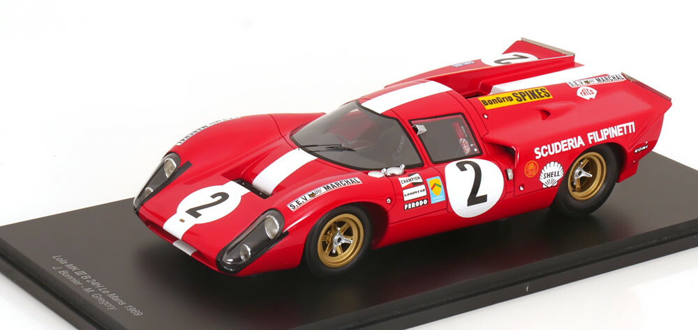 楽天市場】スパーク 1/18 ローラ T70 MK3 #6 優勝 デイトナ24時間 1969