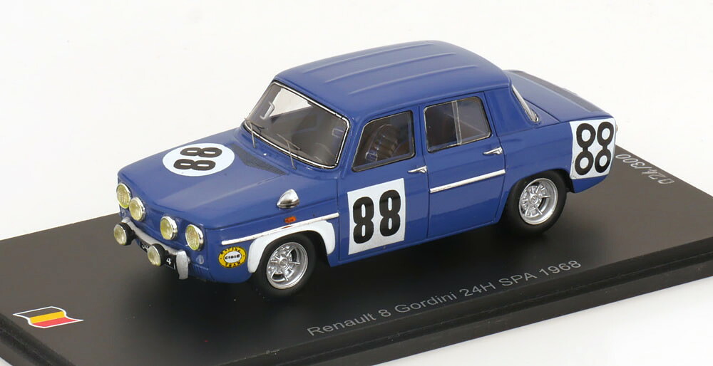 スパーク 1/43 ルノー ゴルディーニ #88 スパ24時間 1968 Wollek/Serpaggi 300台限定 Spark 1:43 Renault Gordini No 88 24h Spa 1968 Wollek/Serpaggi Limited Edition 300 pcs｜Reowide モデルカー カタログ SHOP