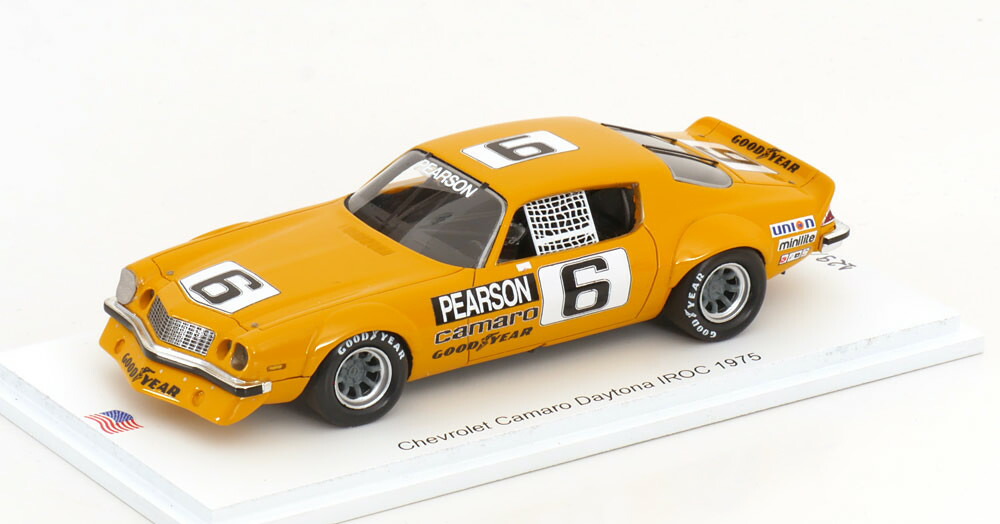 スパーク1/18　Z28カマロ★デイトナ仕様1975年式 Spark CHEVROLET CAMARO IROC DAYTONA SEASON 1974-1975