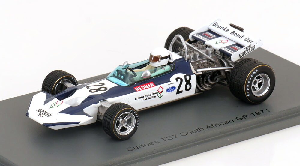 スパーク 1/43 サーティース TS7 南アフリカGP 1971 RedmanSpark 1:43 Surtees TS7 GP South Africa 1971 Redman｜Reowide モデルカー カタログ SHOP