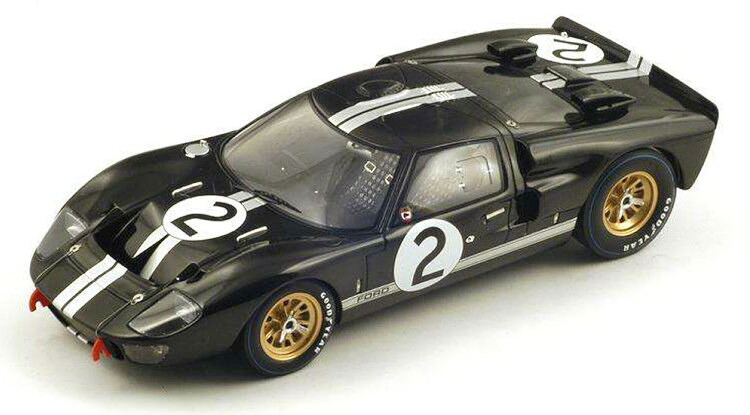 スパーク 1/18 フォード GT40 MK2 #2 優勝 ル・マン24時間レース 1966 McLaren/Amon ショーケース付き Spark 1:18 Ford GT40 MK2 #2 Winner 24h Le Mans 1966 McLaren/Amon with ShowCase