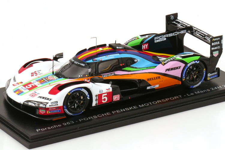 スパーク 1/43 ポルシェ 963 #5 ル・マン24時間レース 2023 キャメロン/マコヴィッキ/クリステンセン Spark 1:43 Porsche 963 No5 24h Le Mans 2023 Cameron/Makowiecki/Christ