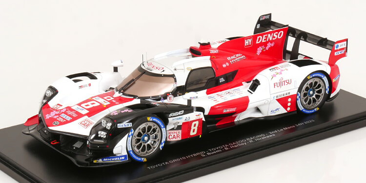 スパーク 1/18 トヨタ GR010 ハイブリッド #8 ル・マン24時間レース 2023 ブエミ/ハートレイ/平川 Spark 1:18 Toyota GR010 Hybrid No8 24h Le Mans 2023 Buemi/Hartley/Hirakawa with ShowCase|Reowide モデルカー カタログ SHOP