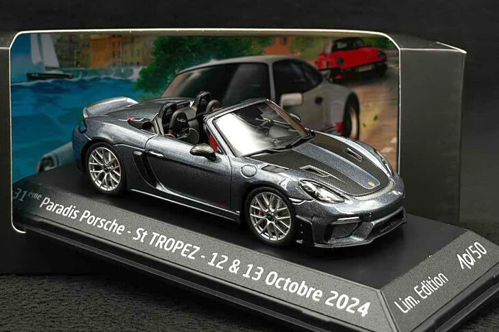 楽天市場】ポルシェ特注 スパーク 1/43 ポルシェ 718 982