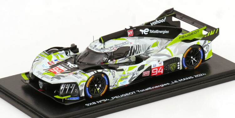 spark スパーク 1/43 プジョー 9x8 2022 富士6h 93号車 1/43 Spark 2022 Peugeot 9X8 No.93 Peugeot Total Energies 4th
