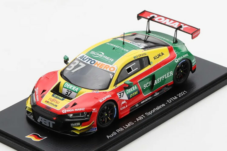 Spark Audi R8 lms 2018年スパ24時間レース 1/43 Spark Model】 1/43スケール ミニカー 【Audi R8 LMS GT3 2018