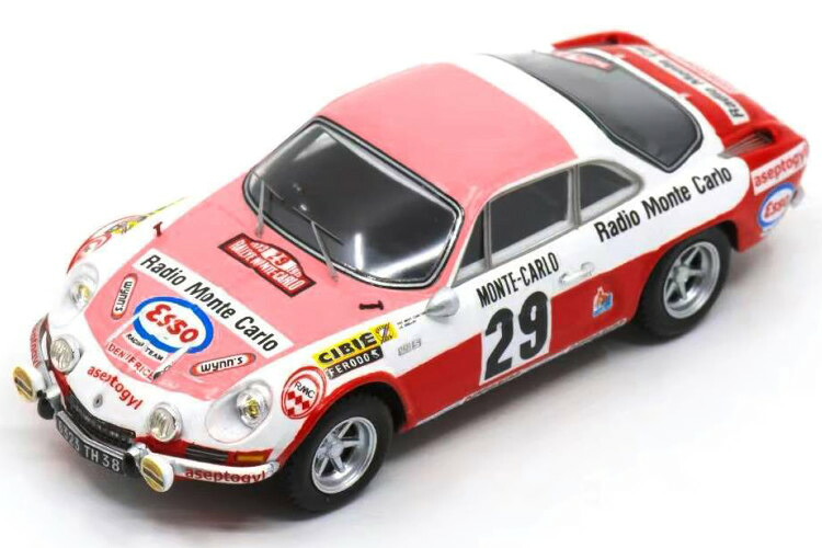 スパーク 1/43 アルピーヌ A110 #29 ラリー モンテカルロ 1973 P. Moss Carlsson/E.Crellin Spark 1:43 Alpine A110 No.29 Rally Monte Carlo 1973 P. Moss Carlsson/E.Crellin｜Reowide モデルカー カタログ SHOP