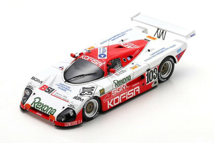 スパーク 1/43 スパイス SE88C #103 ル・マン24時間 1989 B.トゥナー/P.ド トワジー/R.トゥルールSPARK 1:43 Spice SE88C No.103 24H Le Mans 1989 B.Thuner/P.de Thoisy/R.Touroul｜Reowide モデルカー カタログ SHOP