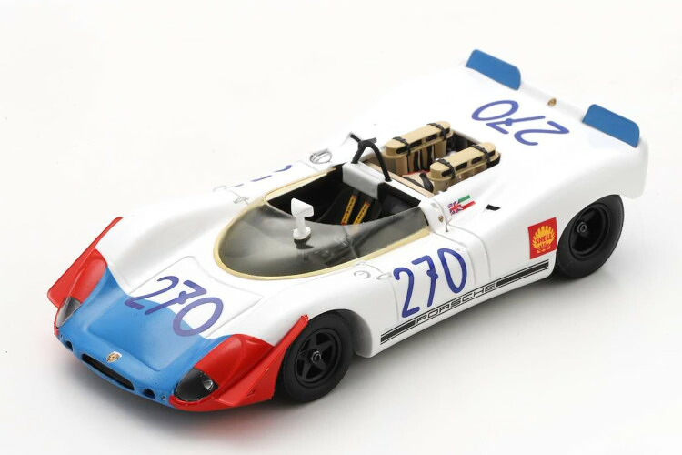 スパーク 1/43 ポルシェ 908 2 #270 2位 タルガ フローリオ 1969 V.エルフォード/U.マリオリ Spark 1:43 Porsche 908 2 No.270 2nd Targa Florio 1969 V.Elford/U.Maglioli