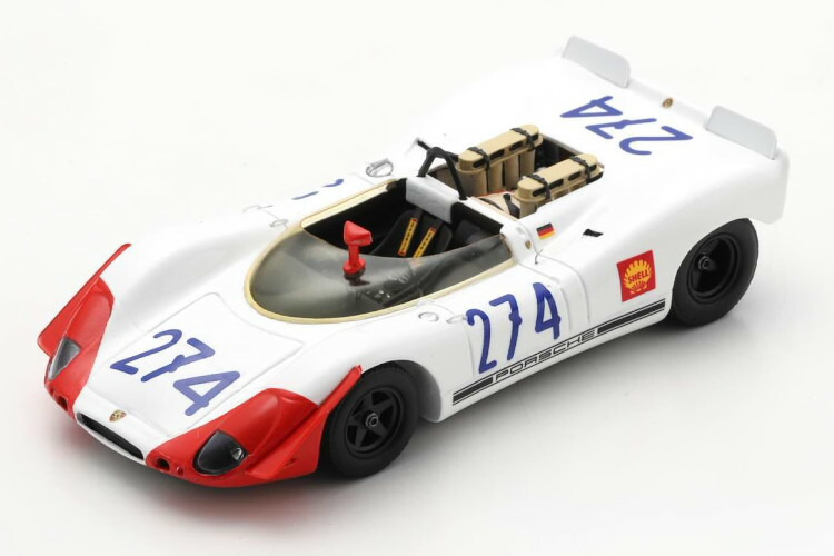スパーク 1/43 ポルシェ 908 2 #274 3位 タルガ フローリオ 1969 R.ストメレン/H.ヘルマン Spark 1:43 Porsche 908 2 No.274 3rd Targa Florio 1969 R.Stommelen/H.Herrmann