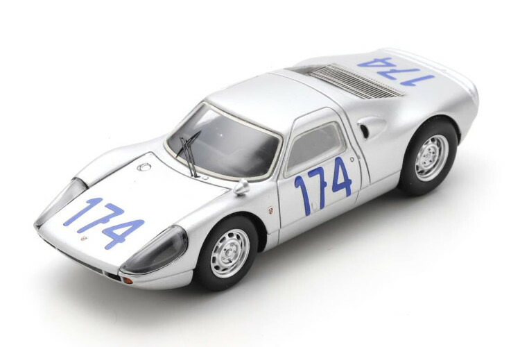 スパーク 1/43 ポルシェ 904 GTS #174 4位 タルガ フローリオ 1965 J.ボニエ/G.ヒル Spark 1:43 Porsche 904 GTS No.174 4th Targa Florio 1965 J.Bonnier/G.Hill