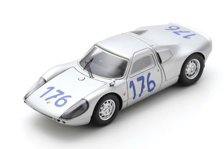 スパーク 1/43 ポルシェ 904 GTS #176 3位 タルガ フローリオ 1965 U.マリオリ/H.リンゲ Spark 1:43 Porsche 904 GTS No.176 3rd Targa Florio 1965 U.Maglioli/H.Linge