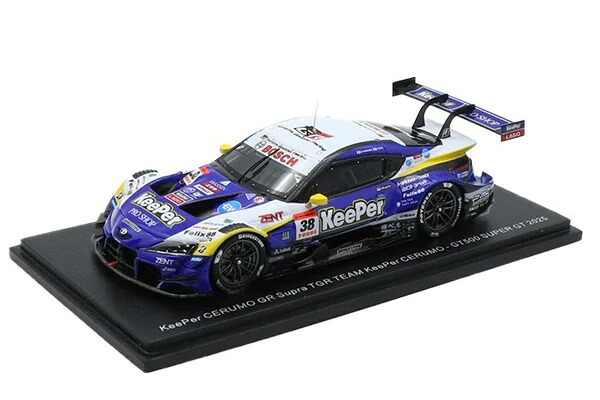 スパーク 1/43 Keeper CERUMO GR スープラ TGR チーム Keeper CERUMO #38 石浦 宏明/大湯 都史樹 GT500 スーパー GT 2025Spark 1:43 Keeper CERUMO GR Supra TGR TEAM Keeper CERUMO N38 Hiroaki Ishiura/Toshiki Oyu GT500 Super GT 2025|Reowide モデルカー カタログ SHOP