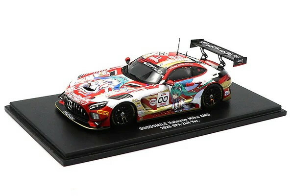 ぴかぴか光る 1/43 好ましいわらい顔 一ころ 好ましいわらい顔 初音ミク AMG 2025 スパ24第四次元 スピード競技Spark 1:43 Good Smile Racing Good Smile Hatsune Miku AMG 2025 Spa 24 Hours Race