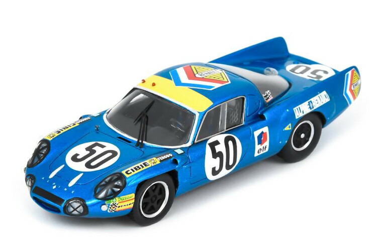 スパーク 1/43 アルピーヌ A210 #50 優勝 P1.15 ル・マン24時間 1969 アラン セルパジ / クリスチャン エトゥイン Spark 1:43 Alpine A210 #50 Winner P1.15 24h LeMans 1969 Alain Serpaggi/Christian Ethuin