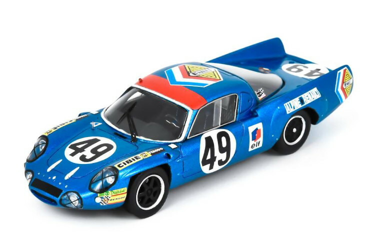 スパーク 1/43 アルピーヌ A210 #49 ル・マン24時間 1969 Jacques Foucteau/Patrice Compain Spark 1:43 Alpine A210 #49 24h LeMans 1969 Jacques Foucteau/Patrice Compain