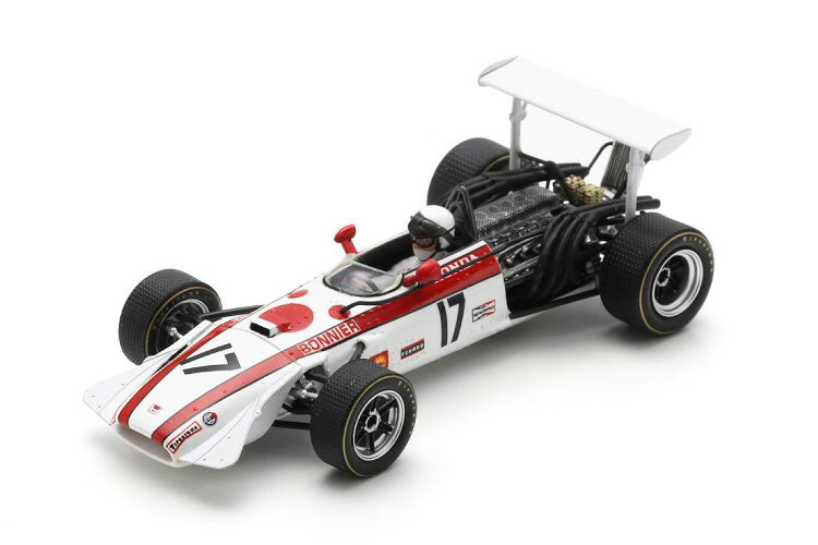 スパーク 1/43 ホンダ RA301 #17 1968 F1 メキシコGP 5位 ヨアキム ボニエ Spark 1:43 Honda RA301 N17 5th Mexico GP F1 1968 Joakim Bonnier