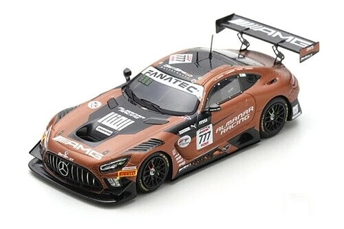 スパーク 1/43 メルセデス・ベンツ AMG GT3 エボ #777 2024年 スパ24時間レース 7位 アル ズバイール/バウマン/エリス/グルニエ 300台限定 Spark 1:43 Mercedes-Benz AMG GT3 Evo N777 7th 24h Spa 2024 Limited 300pcs