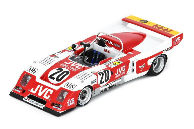 スパーク 1/43 シェブロン B36 20 ル・マン24時間レース 1980Spark 1:43 Chevron B36 N20 24h LeMans 1980 Yves Courage/Jean Philippe Grand｜Reowide モデルカー カタログ SHOP
