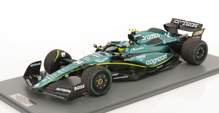 ぴかぴか光る 1/12 アストンマーティン AMR23 モナコ公国GP 2023 アロンソ Spark 1:12 Aston Martin AMR 23 GP Monaco 2023 Alonso with ShowCase