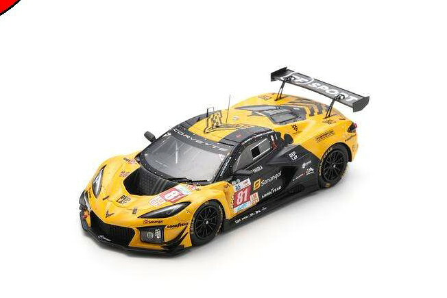 スパーク 1/43 シボレー コルベット Z06 GT3.R #81 ル・マン24時間 2024 TFスポーツ ルイ アンドラーデ/チャーリー イーストウッド/トム ファン ロンパイSpark 1:43 Chevrolet Corvette Z06 GT3.R N81 24h LeMans 2024 TF Sport|Reowide モデルカー カタログ SHOP