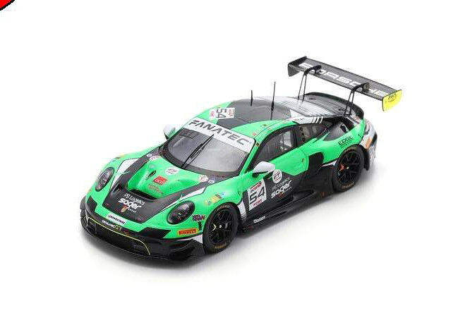 スパーク 1/43 ポルシェ 911 992 GT3 R #54 スパ24時間 2024 ダイナミック GT 300台限定Spark 1:43 Porsche 911 (992) GT3 R N54 24h Spa 2024 Dinamic GT Marvin Dienst/Guilherme Oliveira/Philipp Sager/Christopher Z&ouml;chling Limited 300 pcs｜Reowide モデルカー カタログ SHOP