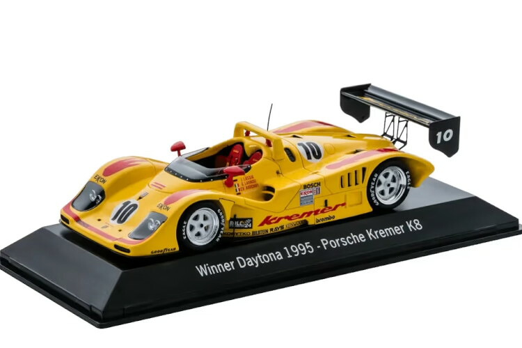 スパーク 1/43 ポルシェ 956 #10 クレマー K8 デイトナ1995 優勝 ジョバンニ ラバッジ/ユルゲン ラシック/マルコ ヴェルナー/クリストフ ブシューSpark 1:43 Porsche 956 N10 Kremer K8 Gagnant Daytona 1995|Reowide モデルカー カタログ SHOP