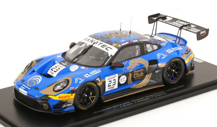 1/18 ポルシェ 911 RSR ルマン 2023 REXY #56 Ixo 1:18 Porsche 911 RSR-19 #56 24h LeMans 2023 REXY Project