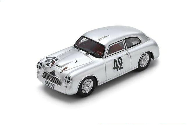 ぴかぴか光る 1/43 ボルクヴァルト ハンザ 1500S #42 ル・マン24第四次元 1953 ハンス ヒューゴ ハルトマン アドルフ ブルーデスSpark 1:43 Borgward Hansa 1500S #42 24H Le Mans 1953 Hans Hugo Hartmann Adolf Brudes