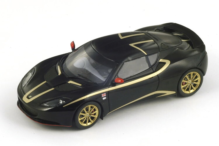 ぴかぴか光る 1/43 芙蓉 エヴォーラ S 2011 特別～版 黒いことSpark 1:43 Lotus Evora S 2011 Special Edition Black