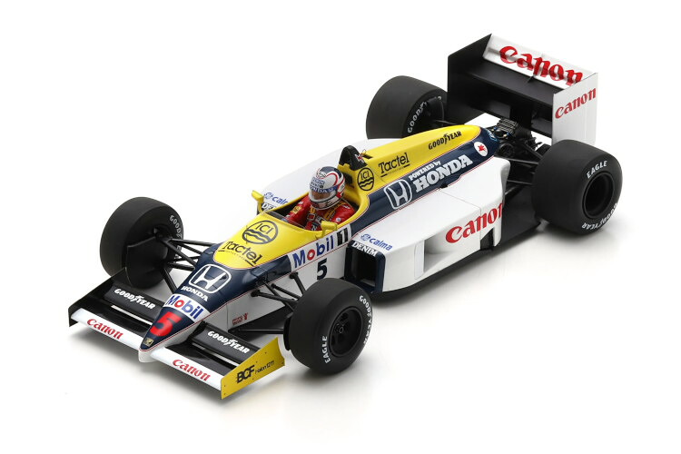 スパーク 1/18 ウィリアムズ FW11 #5 イギリスグランプリ ブランドハッチ フォーミュラ1 1986 ナイジェル マンセル ドライバーフィギュアSpark 1:18 Williams FW11 #5 Winner British GP Brands Hatch Formula 1 1986 Nigel With figure and case|Reowide モデルカー カタログ SHOP