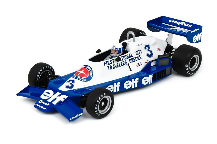 スパーク 1/18 ティレル 008 #3 5位 モナコグランプリ フォーミュラ1 1978 ディディエ ピローニ ドライバーフィギュア&ケース付きSpark 1:18 Tyrrell 008 #3 5th Monaco GP Formula 1 1978 Didier Pironi With driver figure and case|Reowide モデルカー カタログ SHOP