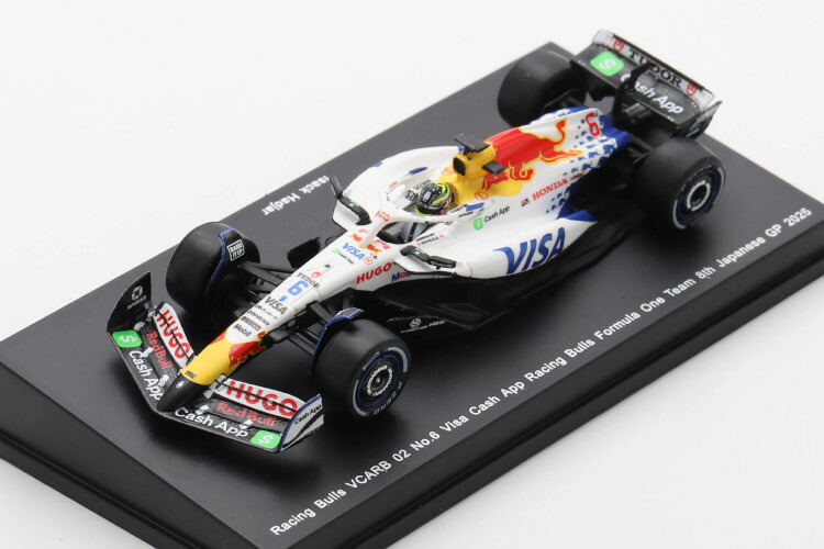 スパーク 1/64 レーシングブルズ VCARB 02 #6 日本グランプリ フォーミュラ1 2025 アイザック ハジャー Spark 1:64 Racing Bulls VCARB 02 N6 Japan GP Formula 1 2025 Isack Hadjar