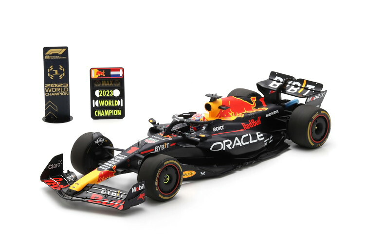 スパーク 1/12 レッドブル RB19 #1 カタール グランプリ 優勝 フォーミュラ1 ワールドチャンピオン 2023 マックス フェルスタッペン ドライバーフィギュア付き 2ピットボード付属 SPARK 1:12 Red Bull RB19 N1 Winner Qatar GP Formula 1 World champion 2023